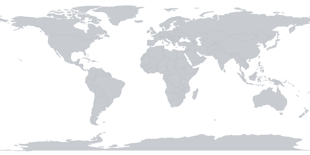 World map of visitors